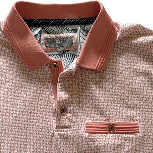 TED BAKER MENS SIZE 3 POLO SHIRT
